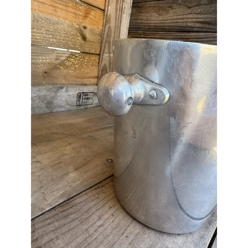 Vintage Stainless Steel Ice Bucket Made In India